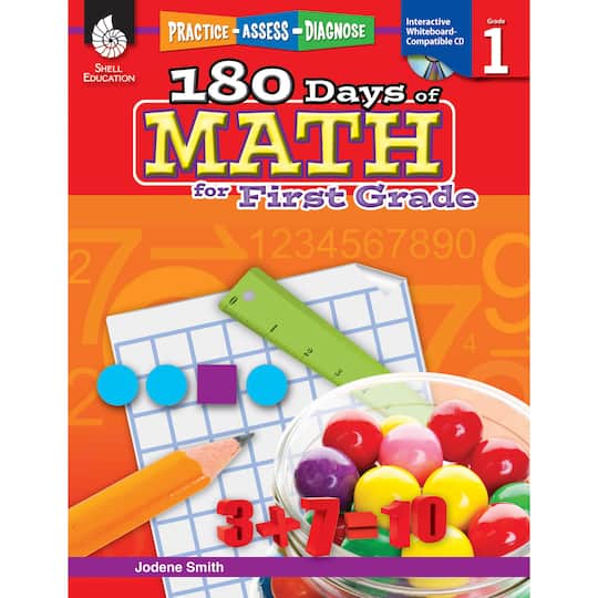 180 Days of Math Activity Book, Grade 1